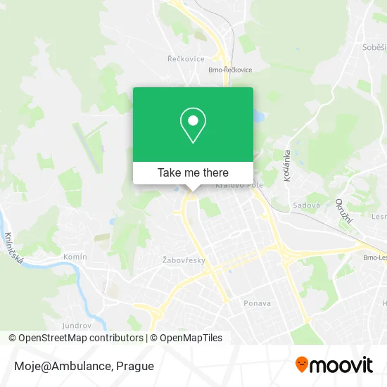 Moje@Ambulance map