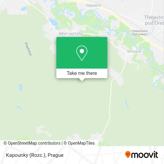Карта Kapounky (Rozc.)