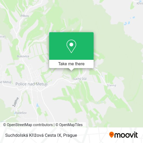 Suchdolská Křížová Cesta IX map
