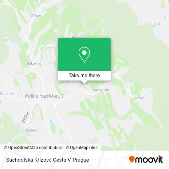 Suchdolská Křížová Cesta V map