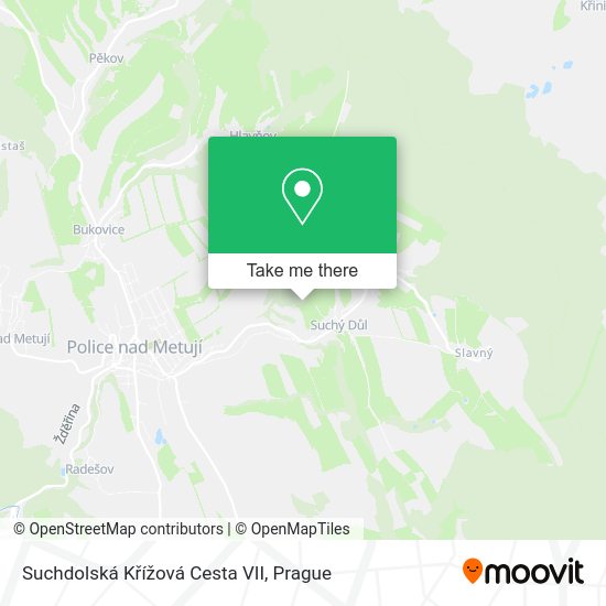 Suchdolská Křížová Cesta VII map