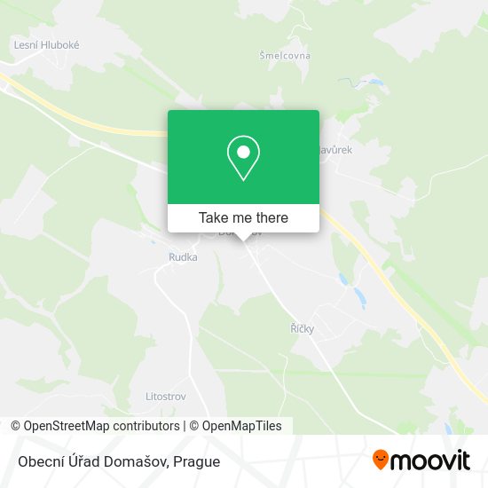 Obecní Úřad Domašov map