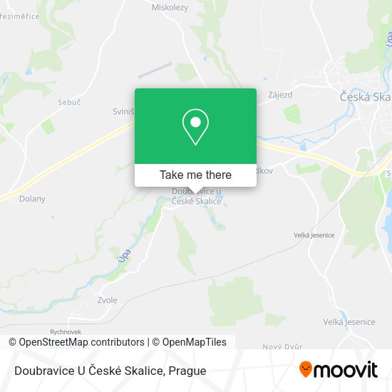 Doubravice U České Skalice map
