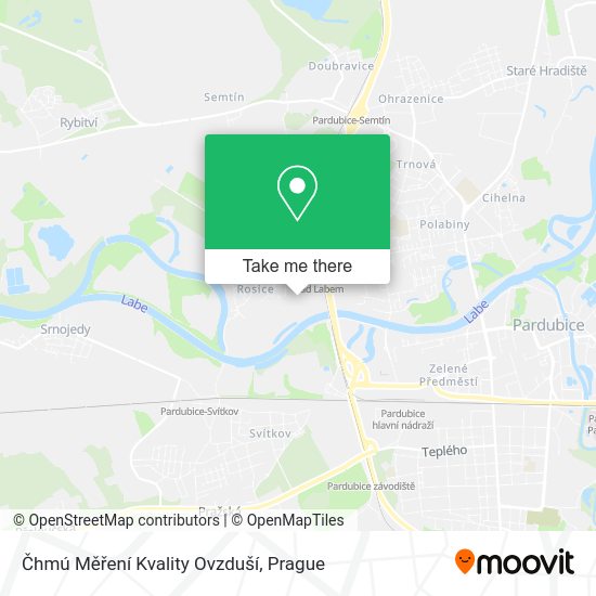 Čhmú Měření Kvality Ovzduší map