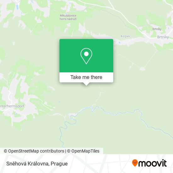 Sněhová Královna map