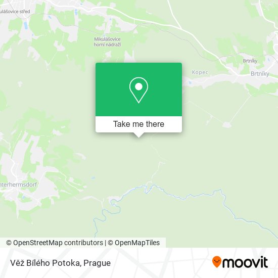 Věž Bílého Potoka map