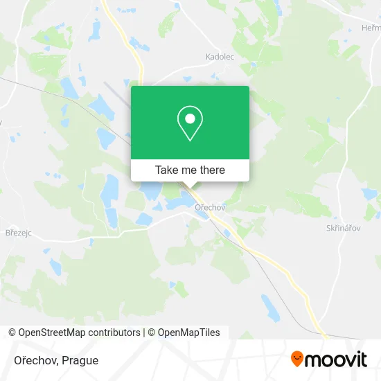 Карта Ořechov