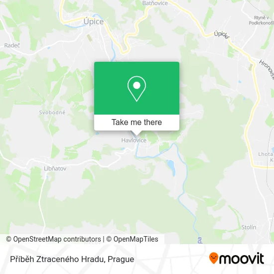 Карта Příběh Ztraceného Hradu
