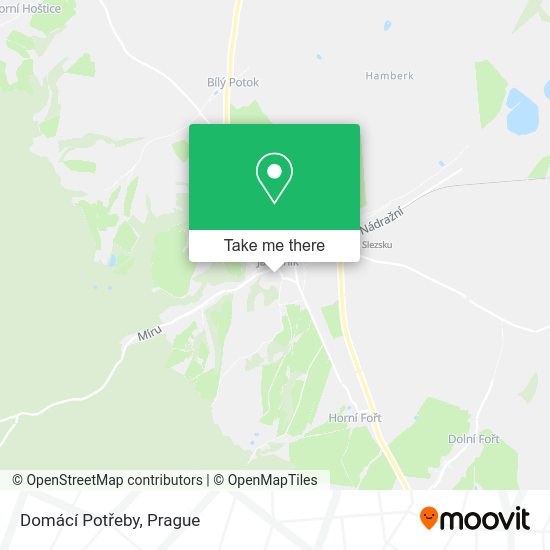Domácí Potřeby map