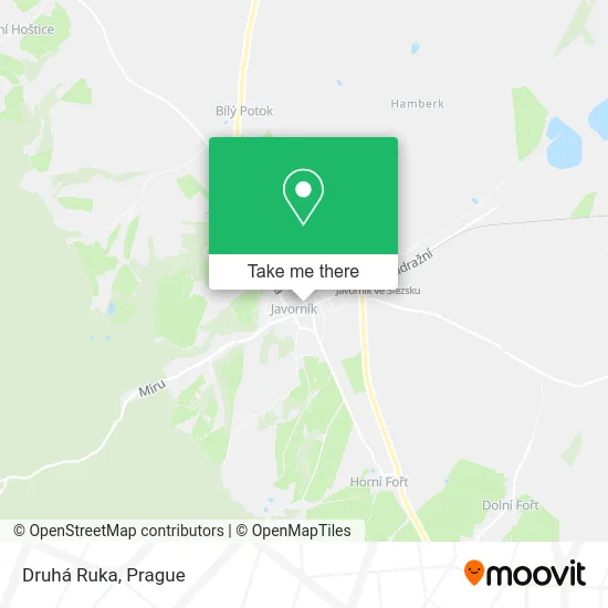 Карта Druhá Ruka