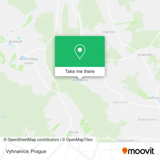 Карта Vyhnanice