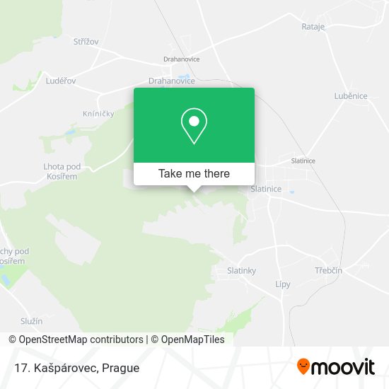 17. Kašpárovec map