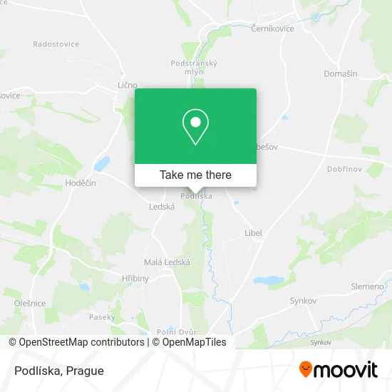 Карта Podlíska