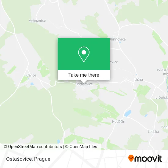 Карта Ostašovice