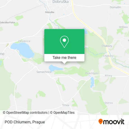 Карта POD Chlumem