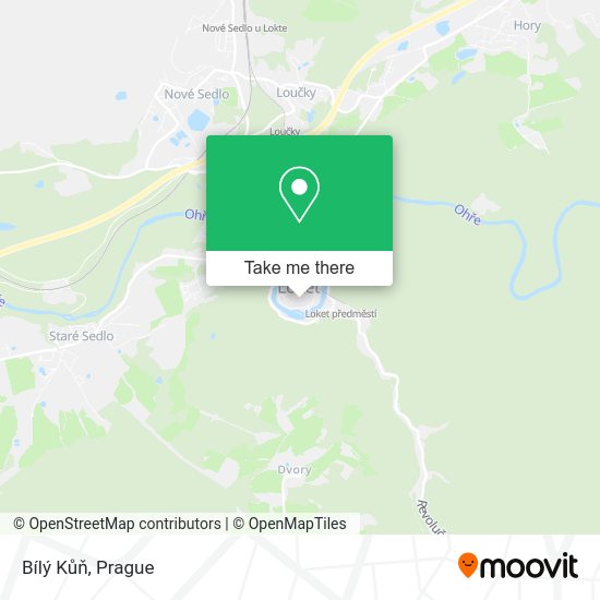 Bílý Kůň map