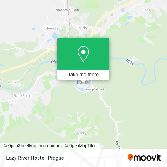 Lazy River Hostel map