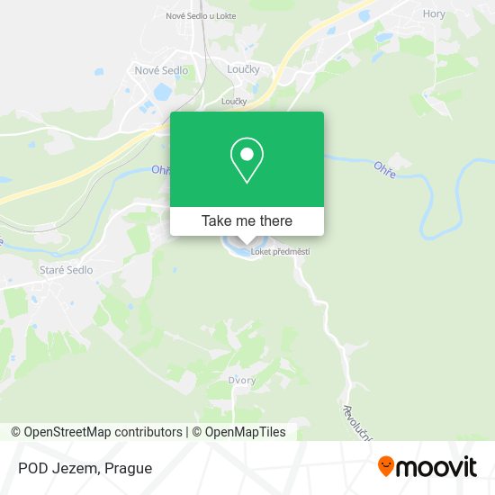Карта POD Jezem