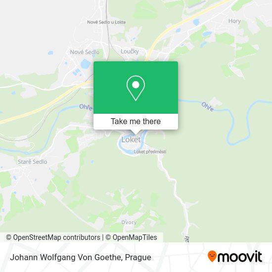 Johann Wolfgang Von Goethe map
