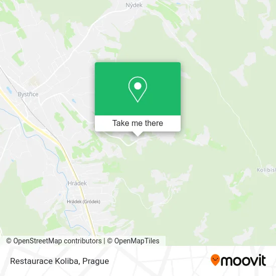 Карта Restaurace Koliba