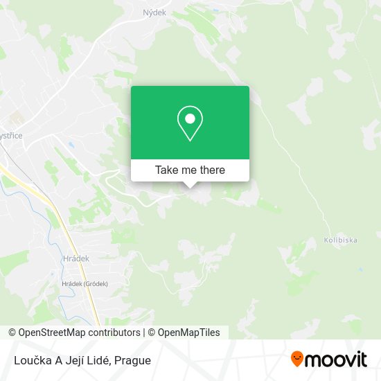 Loučka A Její Lidé map
