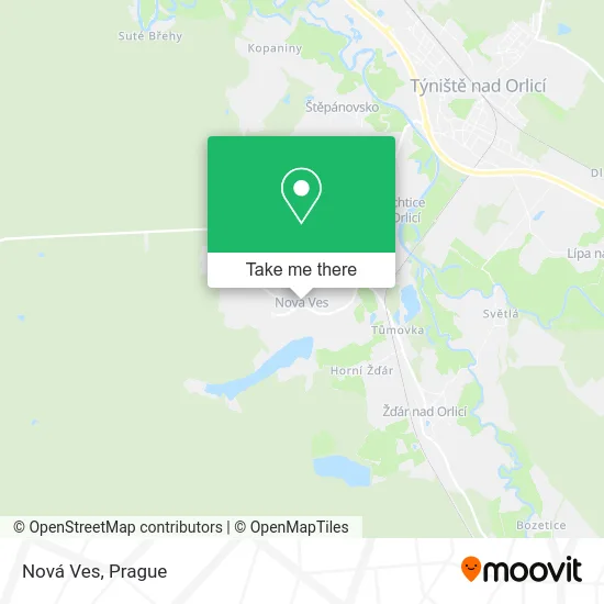 Карта Nová Ves