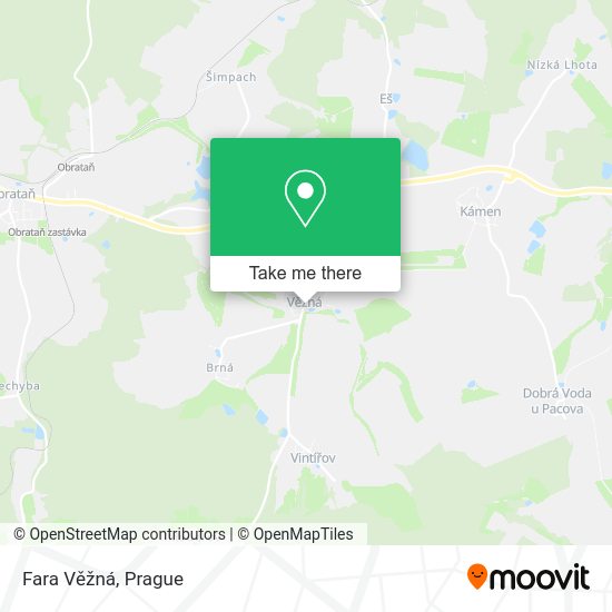 Fara Věžná map