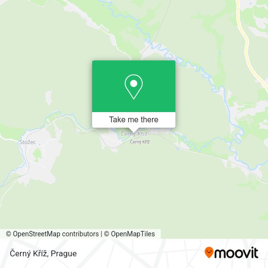 Černý Kříž map