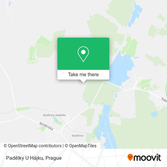 Карта Padělky U Hájku