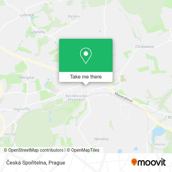Česká Spořitelna map