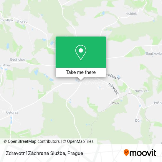 Zdravotní Záchraná Služba map