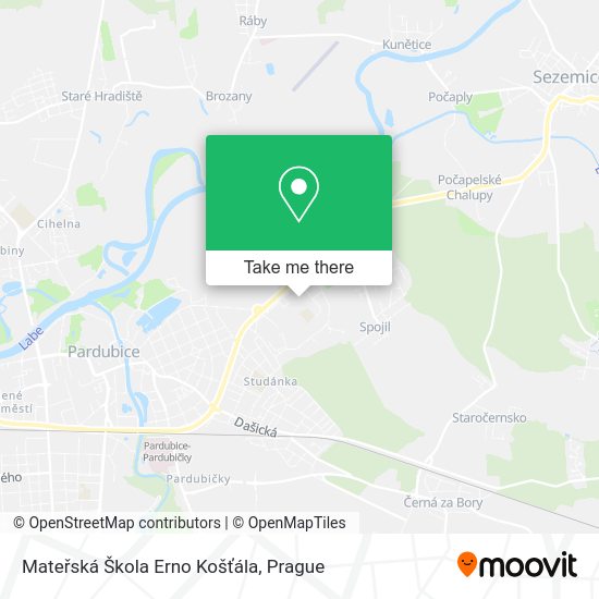 Mateřská Škola Erno Košťála map