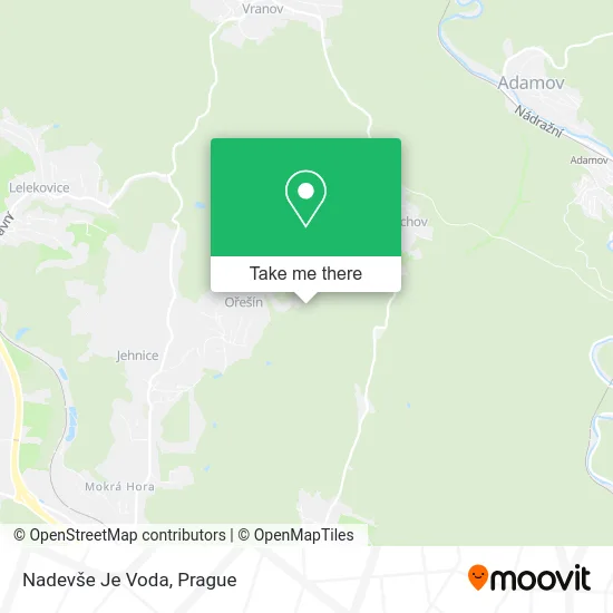 Карта Nadevše Je Voda