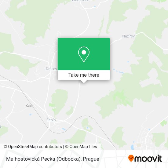 Malhostovická Pecka (Odbočka) map
