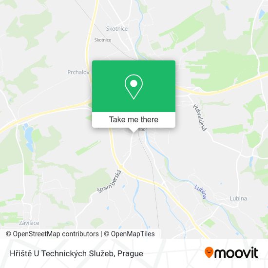 Hřiště U Technických Služeb map