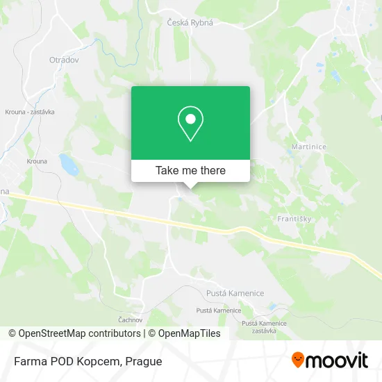 Карта Farma POD Kopcem