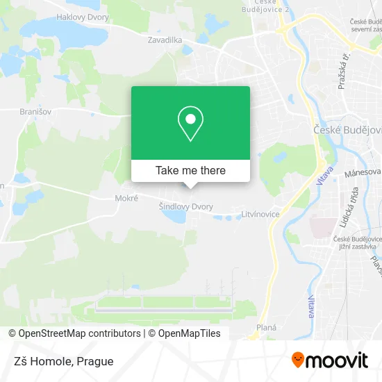 Карта Zš Homole