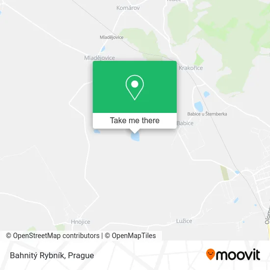 Карта Bahnitý Rybník