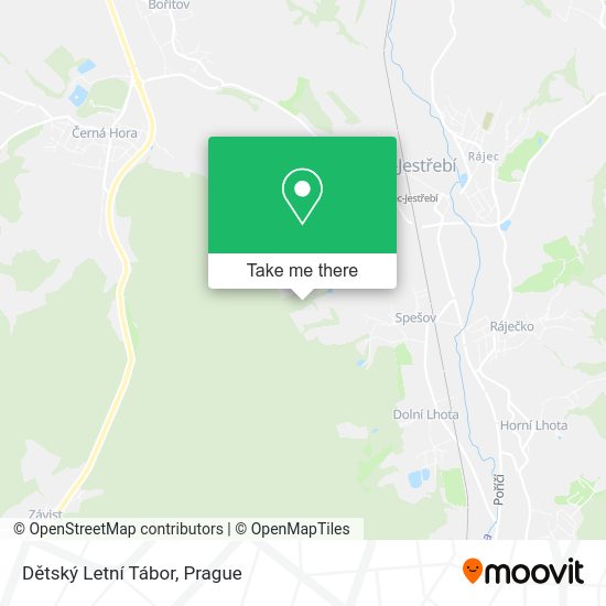 Dětský Letní Tábor map