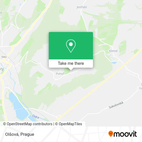 Карта Olšová