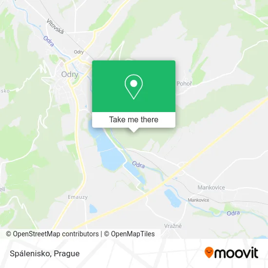 Карта Spálenisko