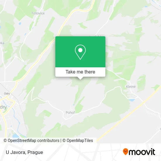 Карта U Javora