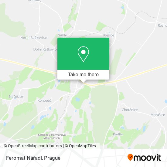 Feromat Nářadí map