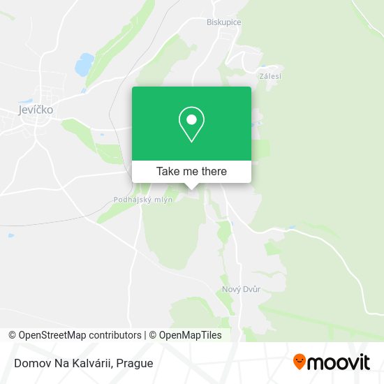 Карта Domov Na Kalvárii