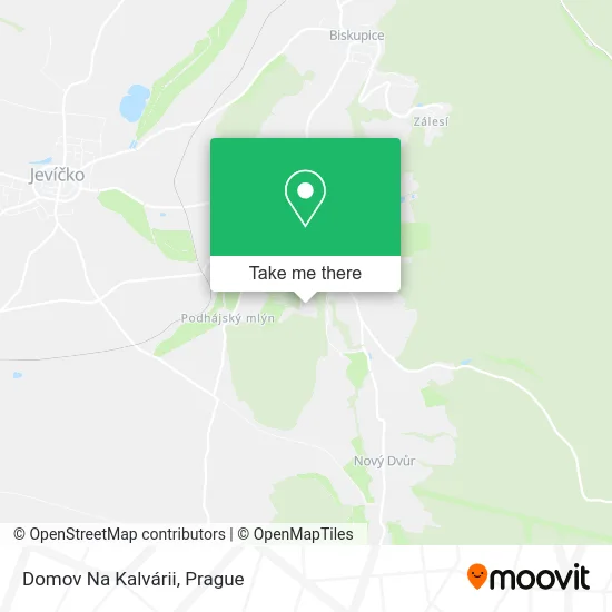 Карта Domov Na Kalvárii