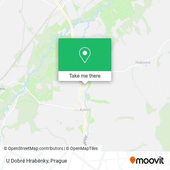 U Dobré Hraběnky map