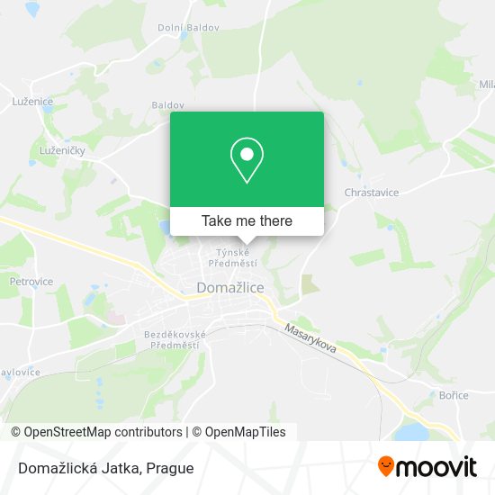 Domažlická Jatka map