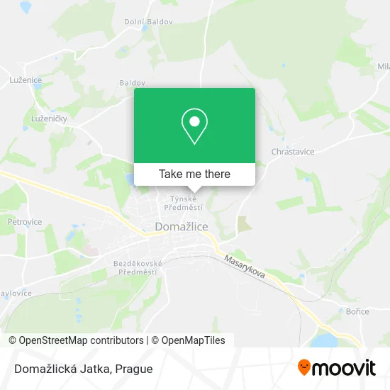 Карта Domažlická Jatka