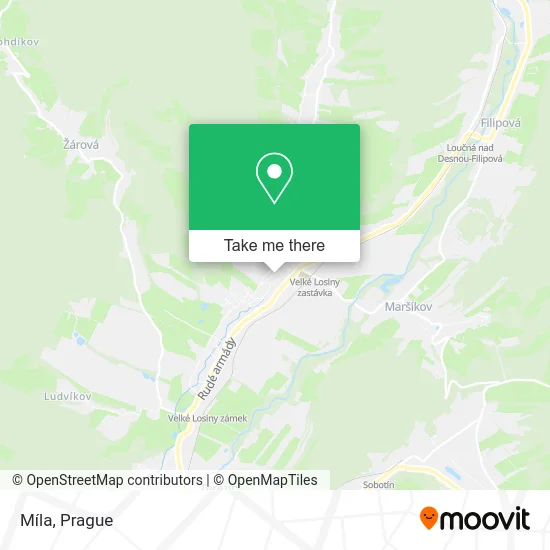 Карта Míla