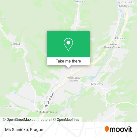 Карта Mš Sluníčko